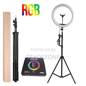 14 Inches RGB Multi Color Ring Light With Stand and Remote