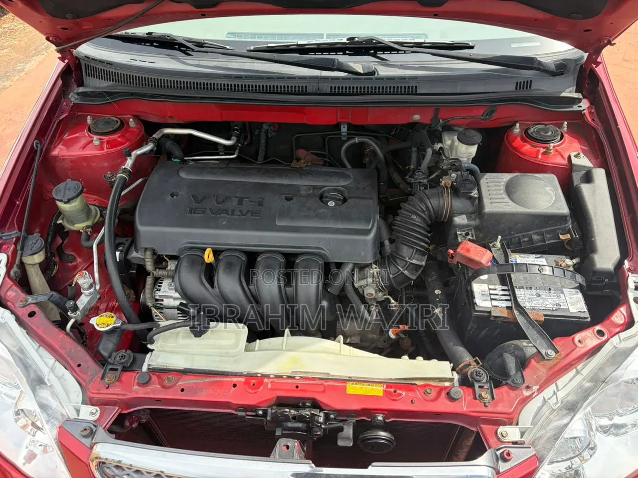 Toyota Corolla 2007 Red