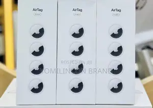 Apple AirTag (2nd Generation) - 4 Pack: Tracker for Keychain, Wallet
