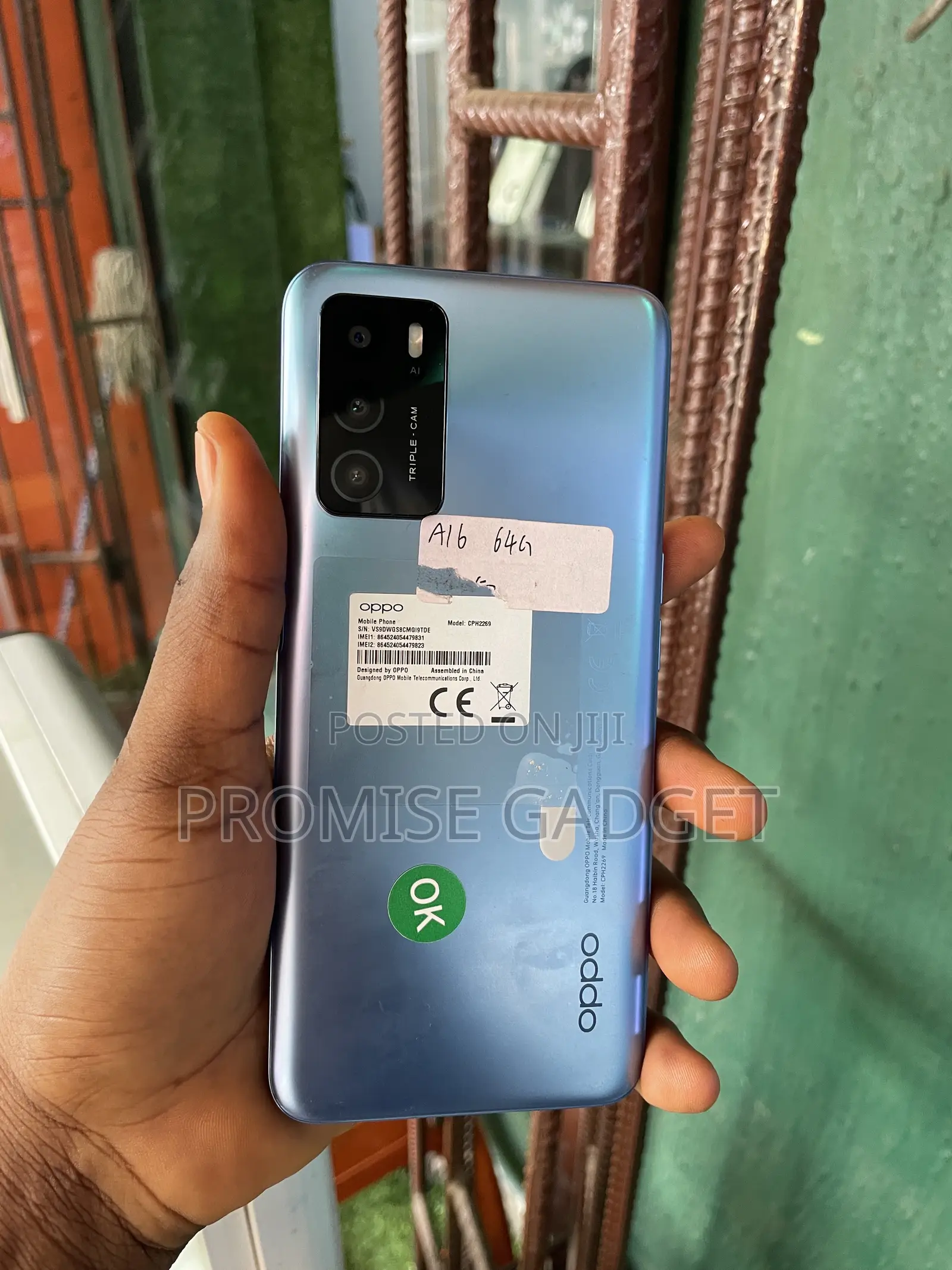 Oppo A16 64 GB Blue