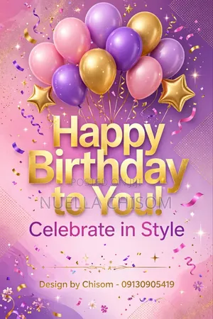 Birthday Card, Flyers, Business Flyerd