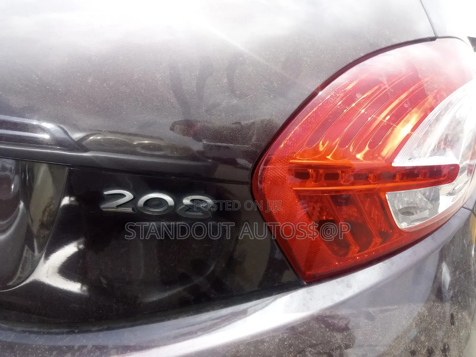 Peugeot 208 2015 Black