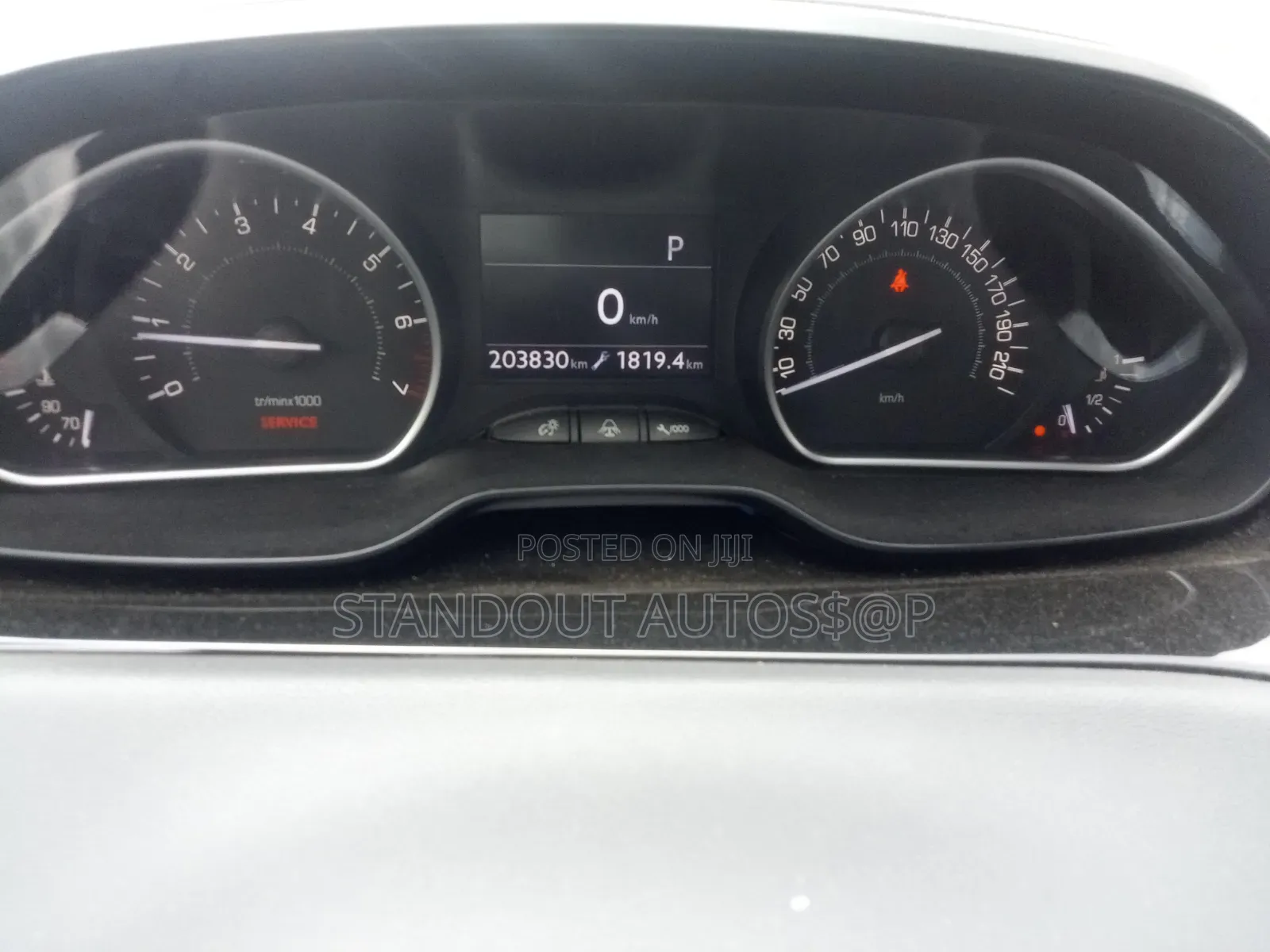 Peugeot 208 2015 Black