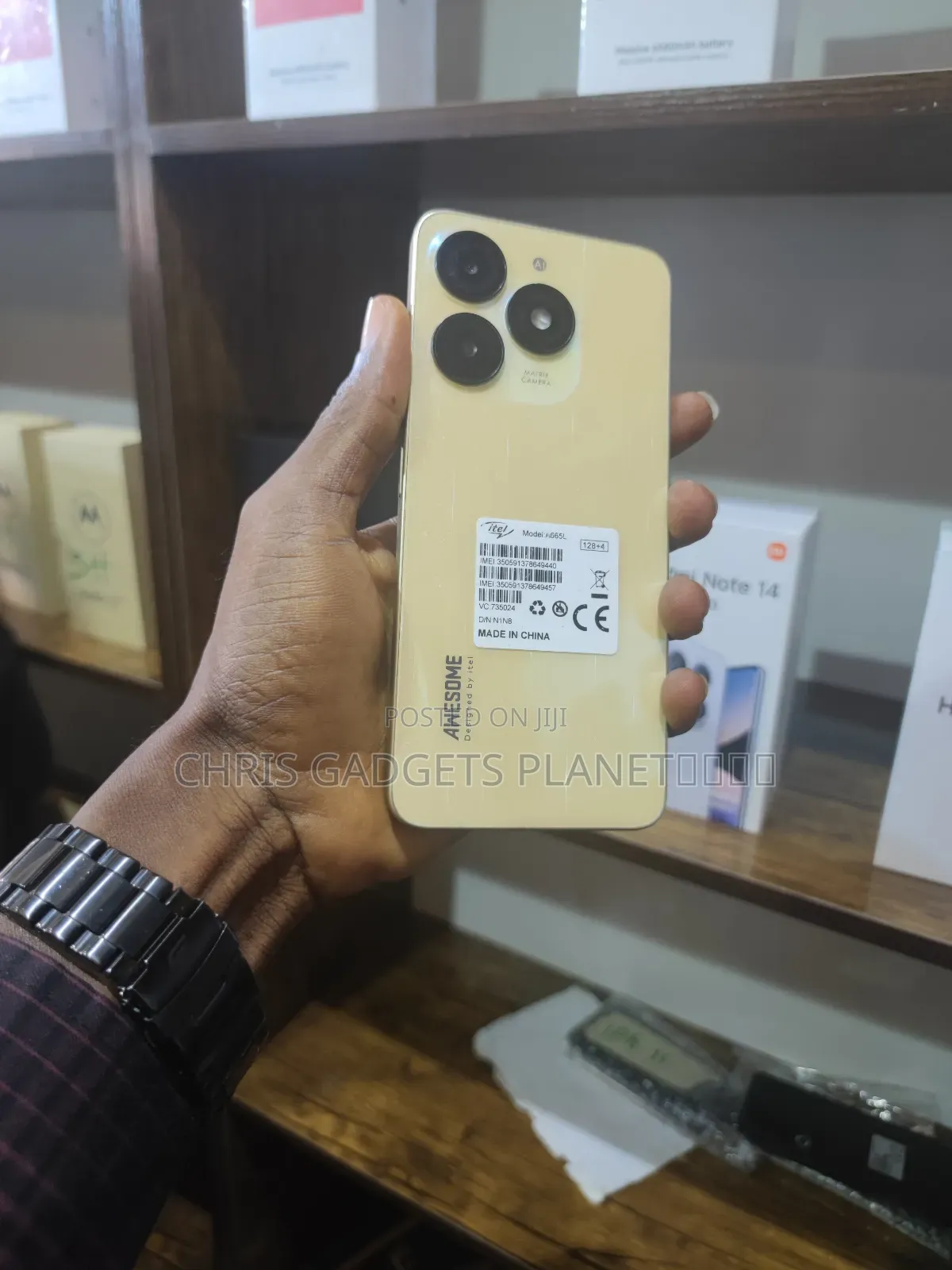 Itel A70 128 GB Orange