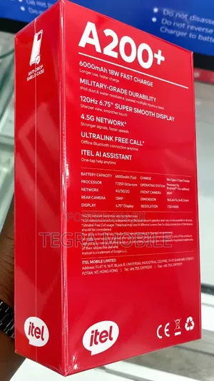 New Itel A200+ 64 GB Orange