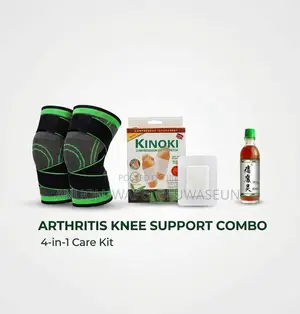Arthritis Knee Support4-in-1 Care Kit - Knee Brace + Detox Patch + Oil
