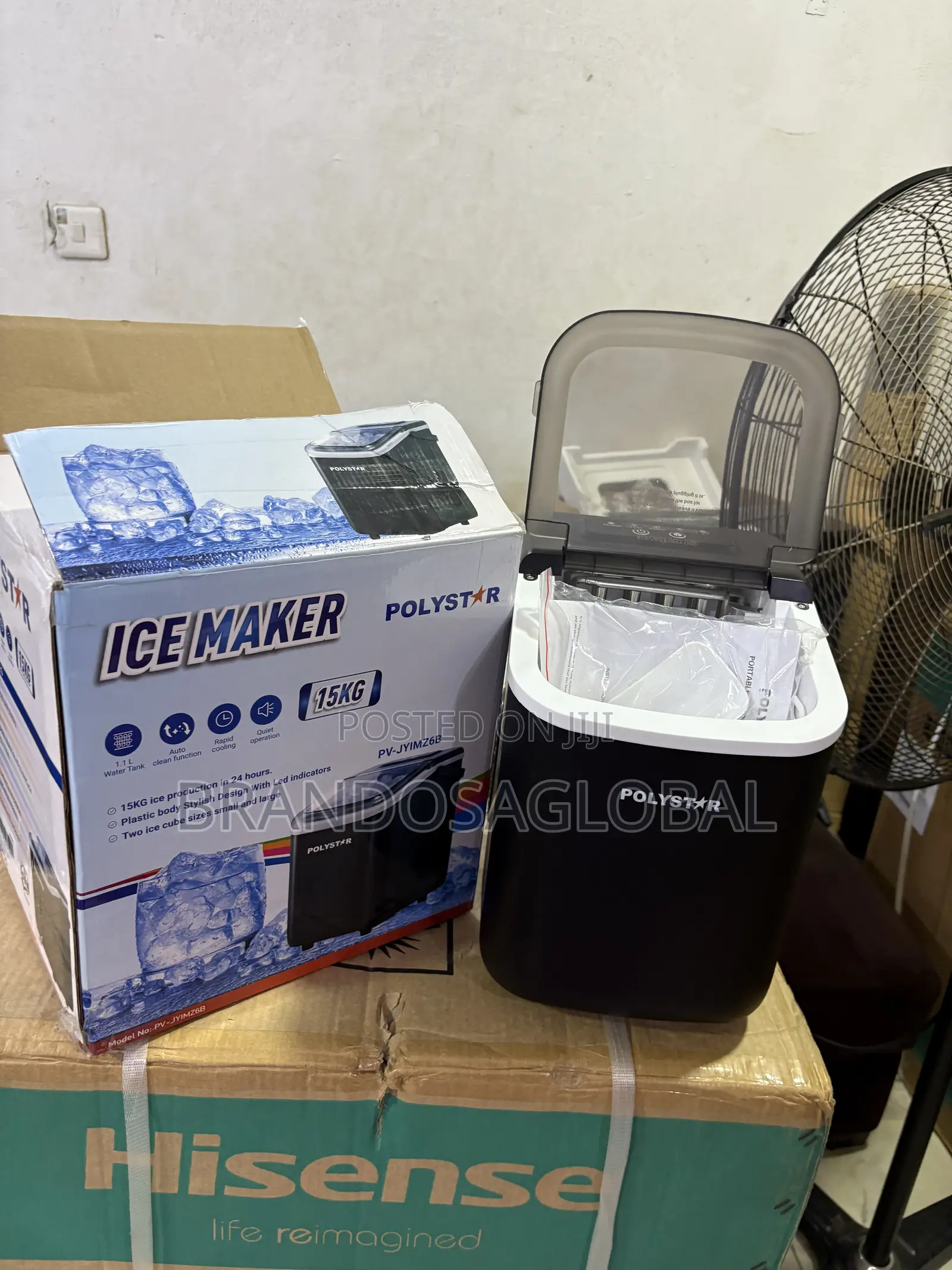 Polystar 15KG Ice Maker for Home Use