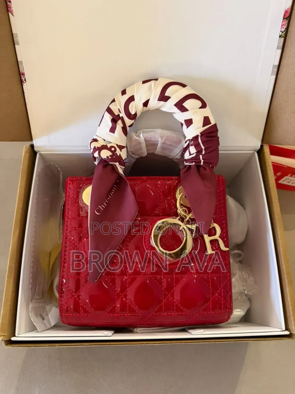 Christian Dior Red Bag