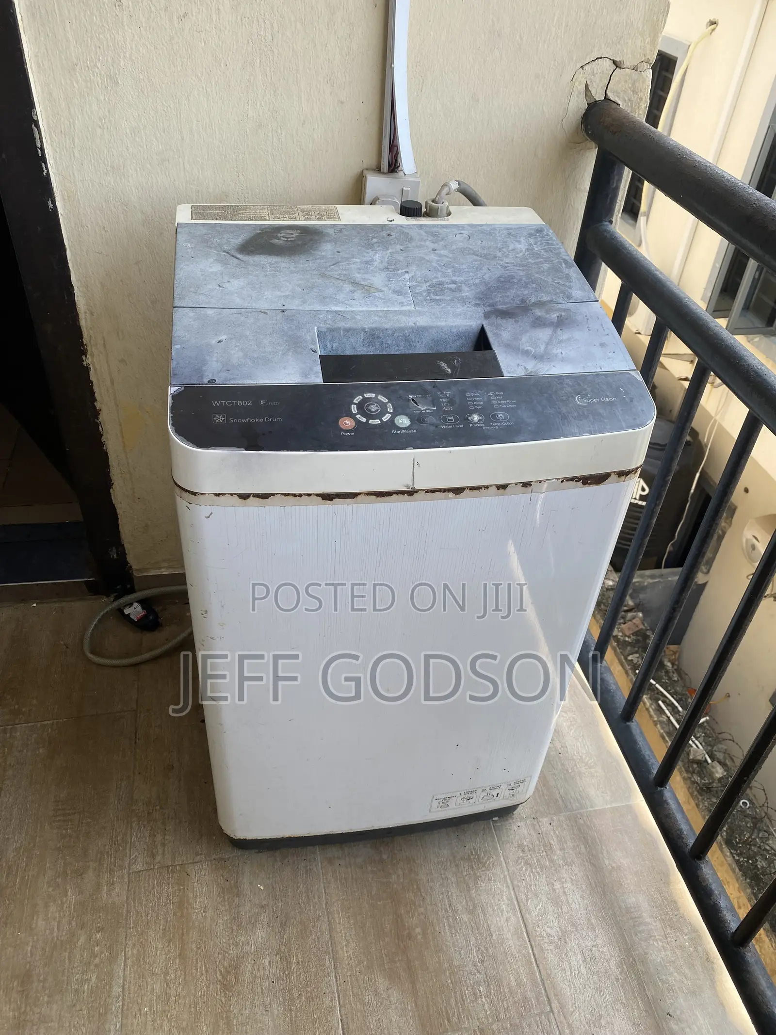 Hisense 8kg Automatic Washing Machine. Low Energy .