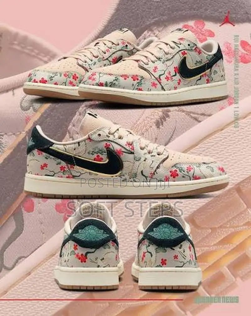 Air Jordan 1 Low OG X Rui Hachimura "Cranes"