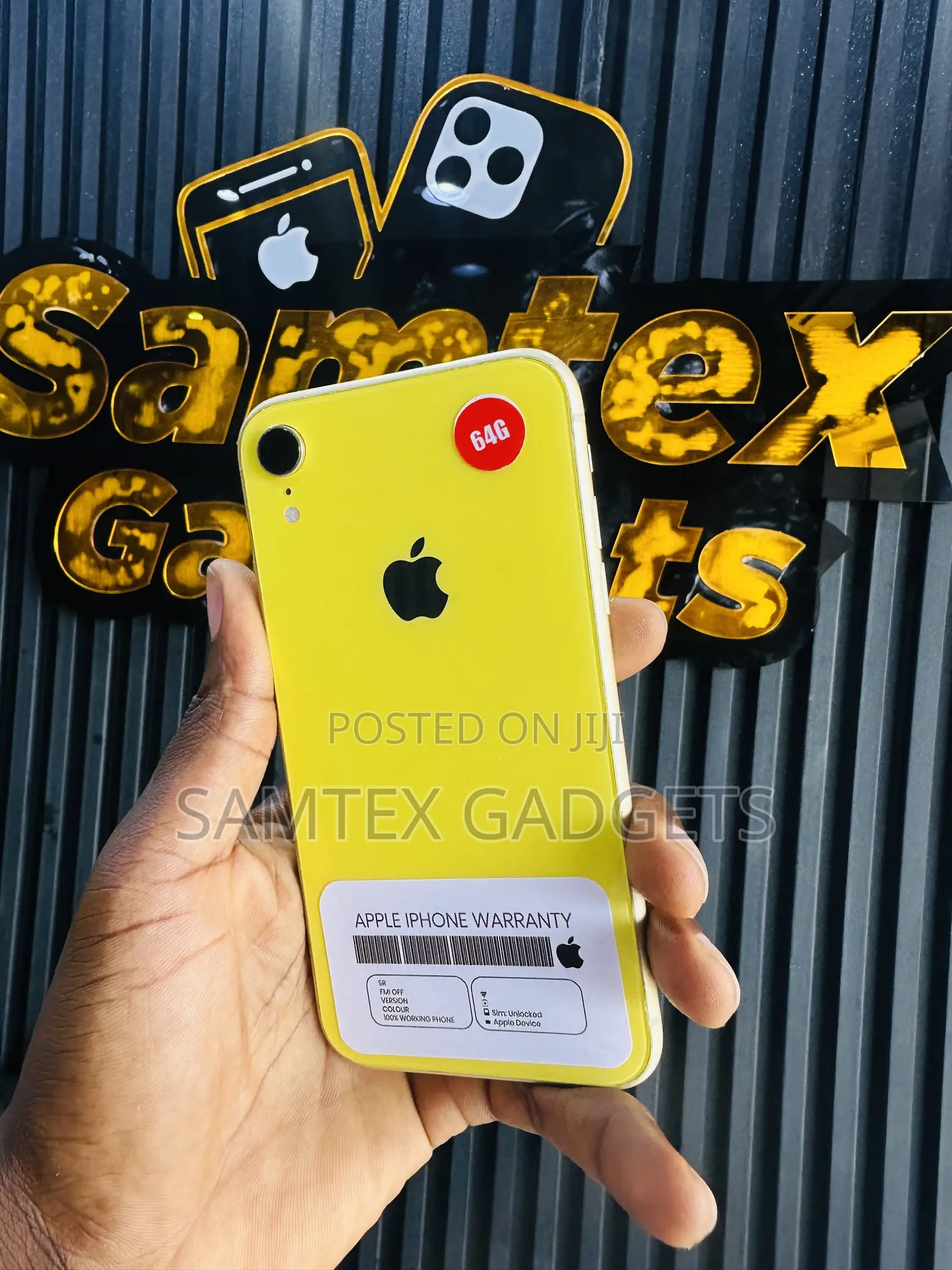 Apple iPhone XR 64 GB Yellow