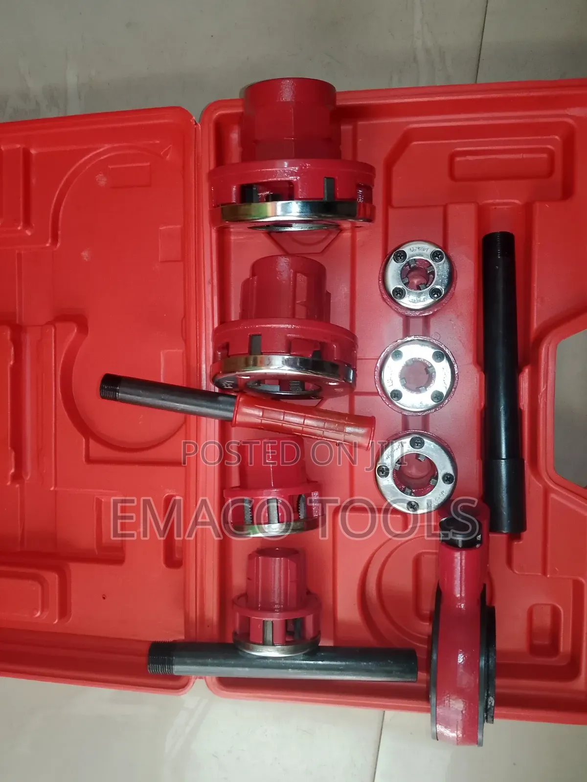 Manual Ratchet Pipe Threader Kit