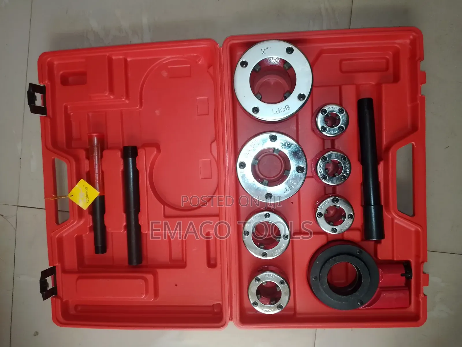 Manual Ratchet Pipe Threader Kit