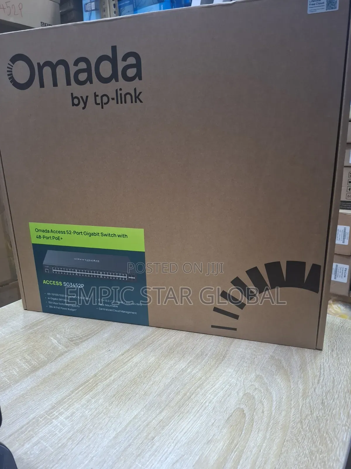 TP-Link 48port Gigabit Poe Switch TL-SG3452P