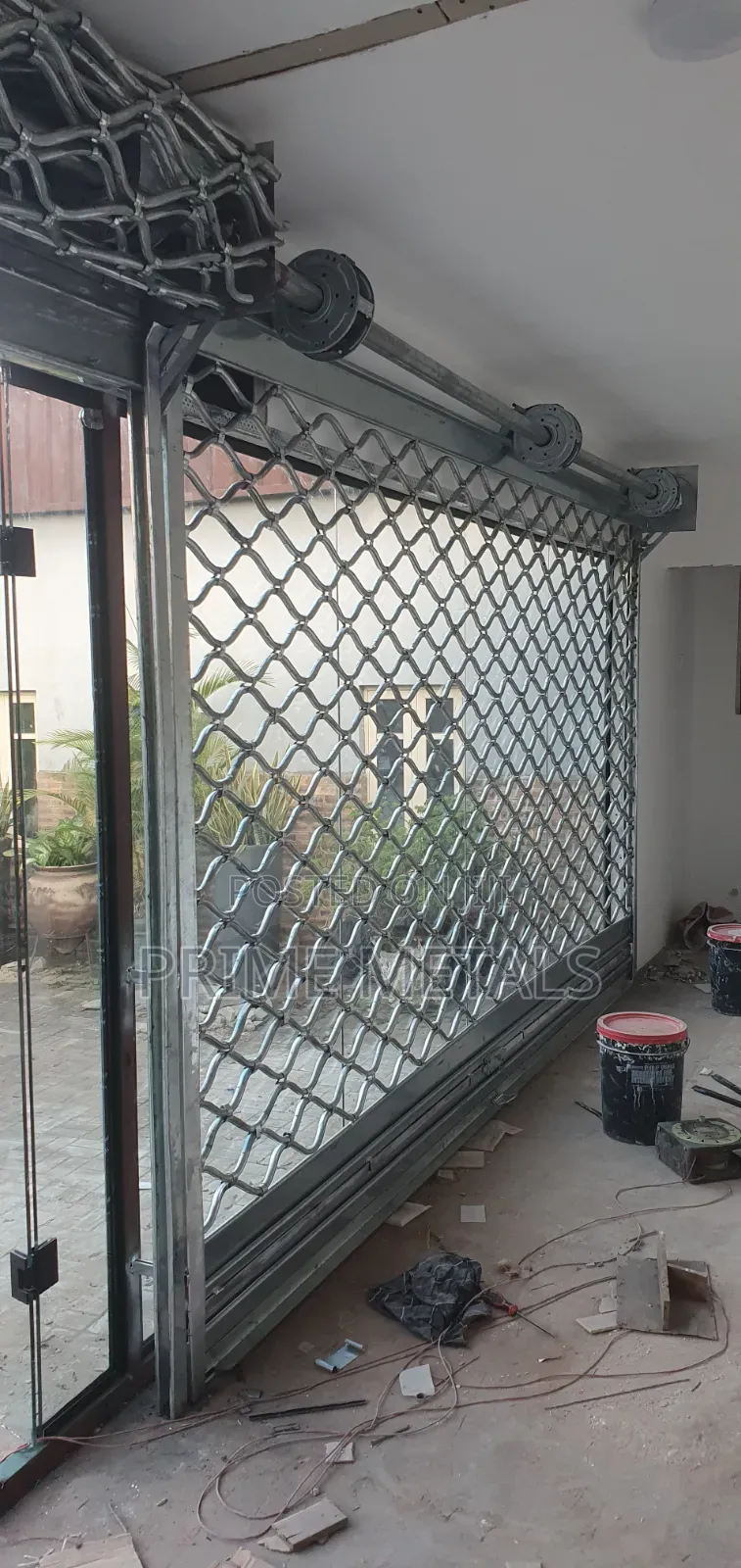 Grill Roller Shutter Door