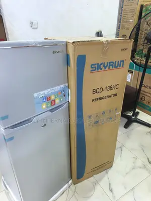 SKYRUN 138L Double Door Refrigerator for Compact Household Living