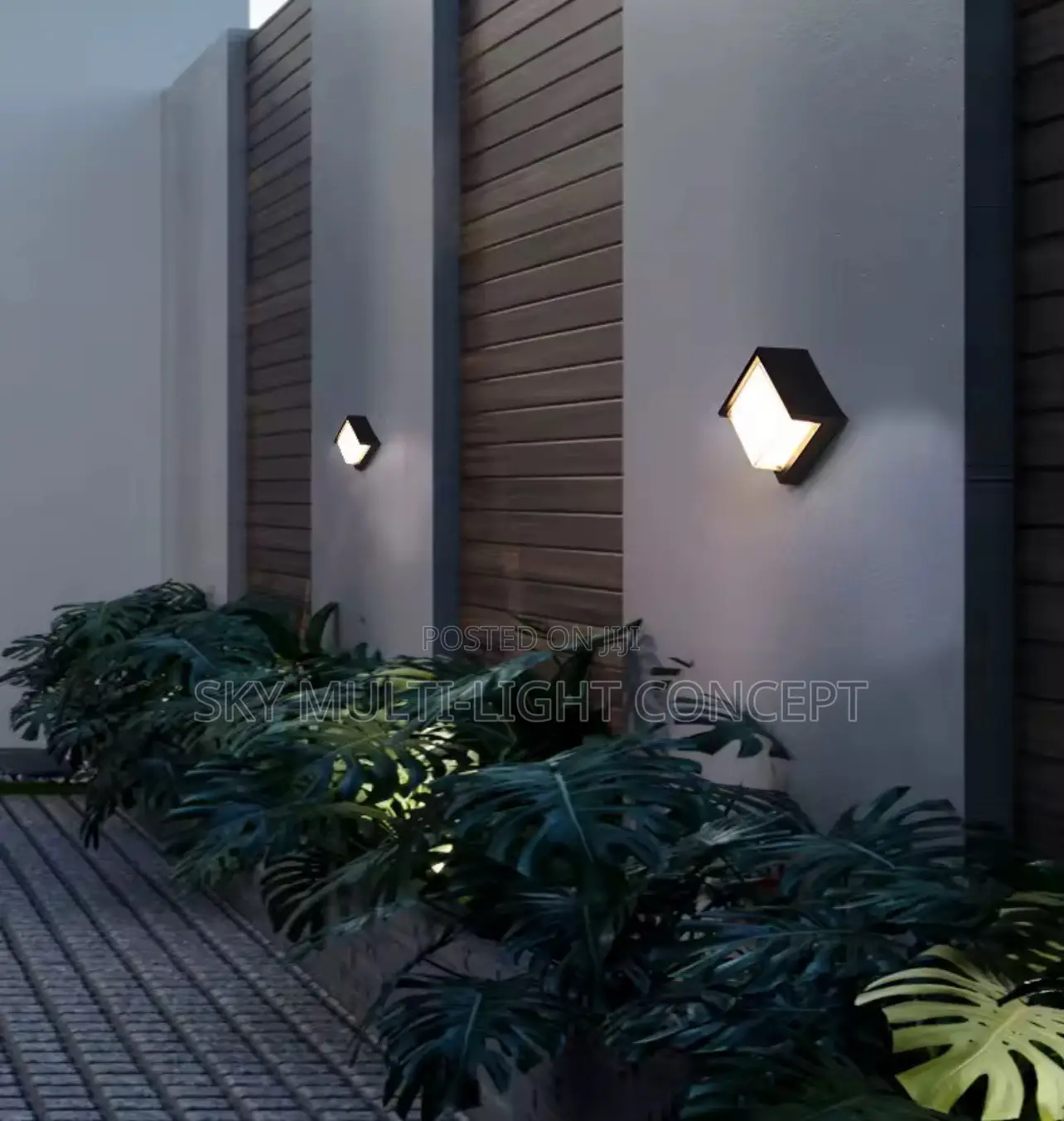Outdoor Modern Fence Light