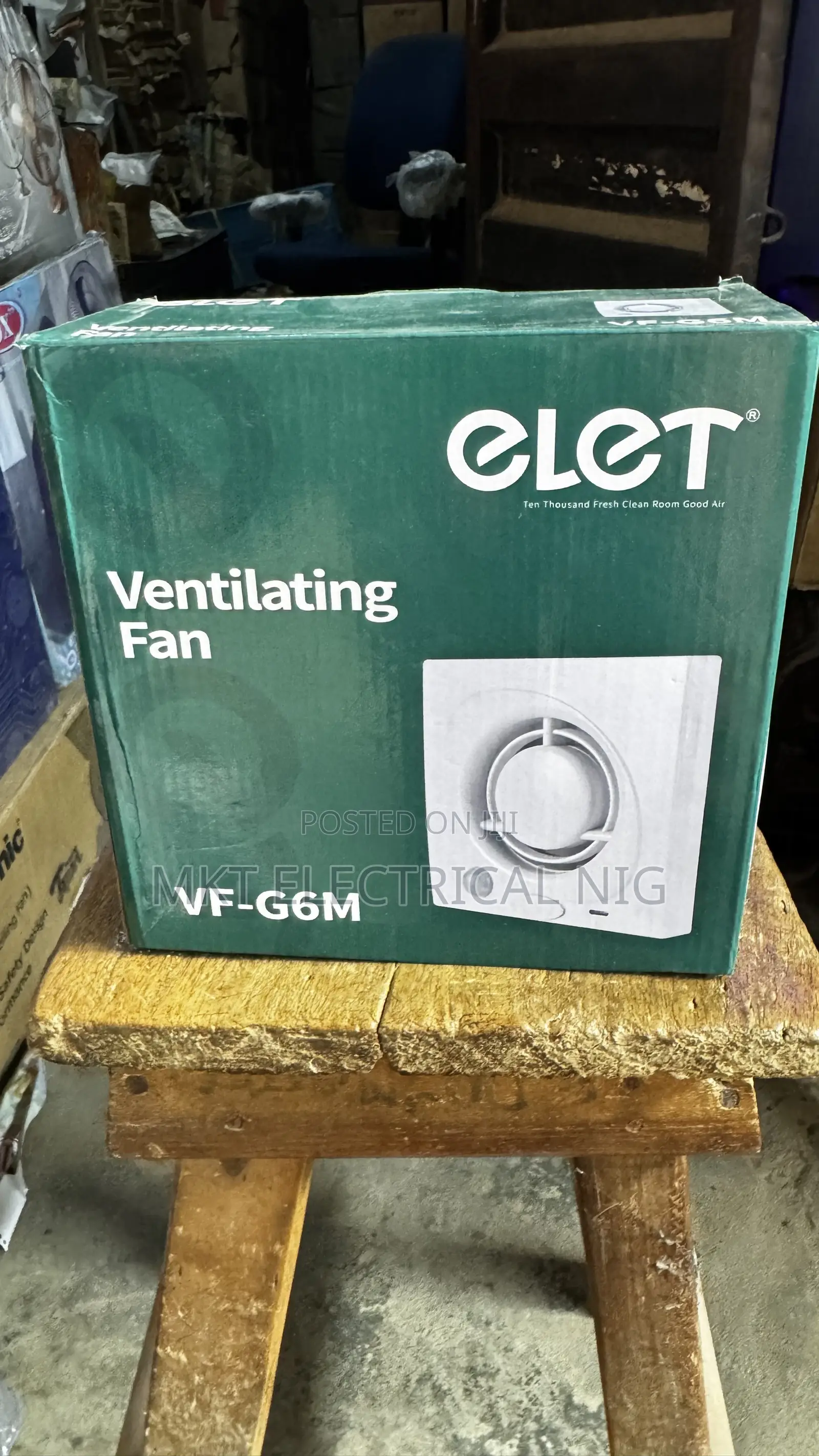 Elet 4” & 6” Ventilating Fan With Sensor