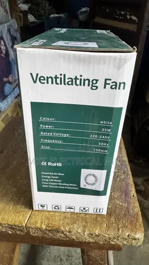 Elet 4” & 6” Ventilating Fan With Sensor