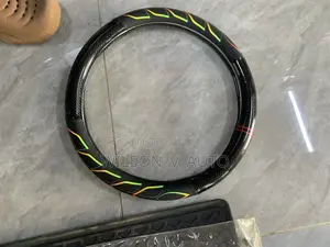Luxury Carbon Fiber Styling Steering Wheel Cover