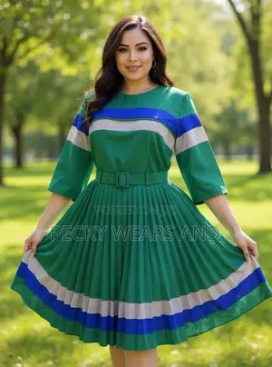 Classic Pleated Dress