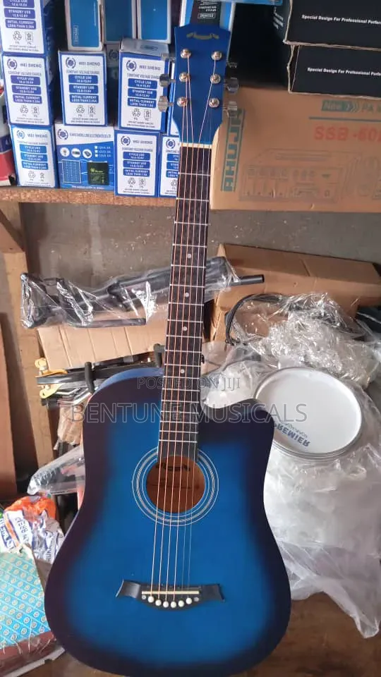 Acoustic Box Guitar - With Bag and Strap