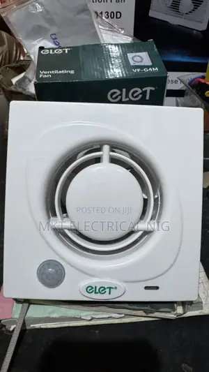 Elet 4” & 6” Ventilating Fan With Sensor