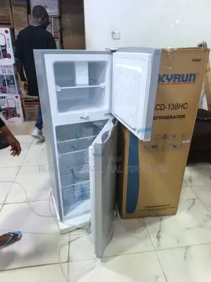 SKYRUN Double Door Refrigerator 138L for Practical Kitchen Storage