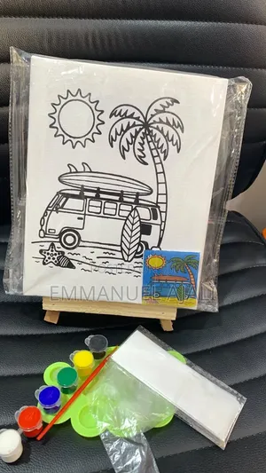 Sip and Paint Canvas and Art Materials