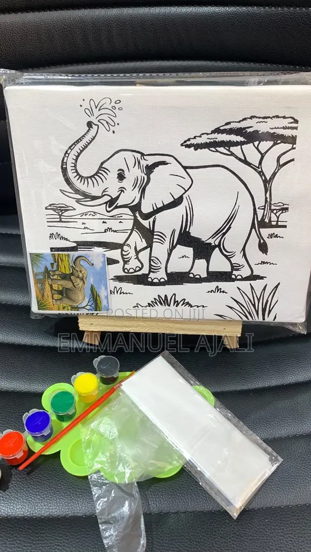 Sip and Paint Canvas and Art Materials