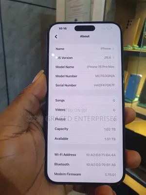 Apple iPhone 15 Pro Max 1 TB Silver
