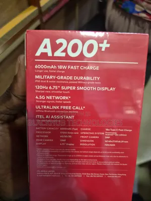 New Itel A200+ 128 GB White