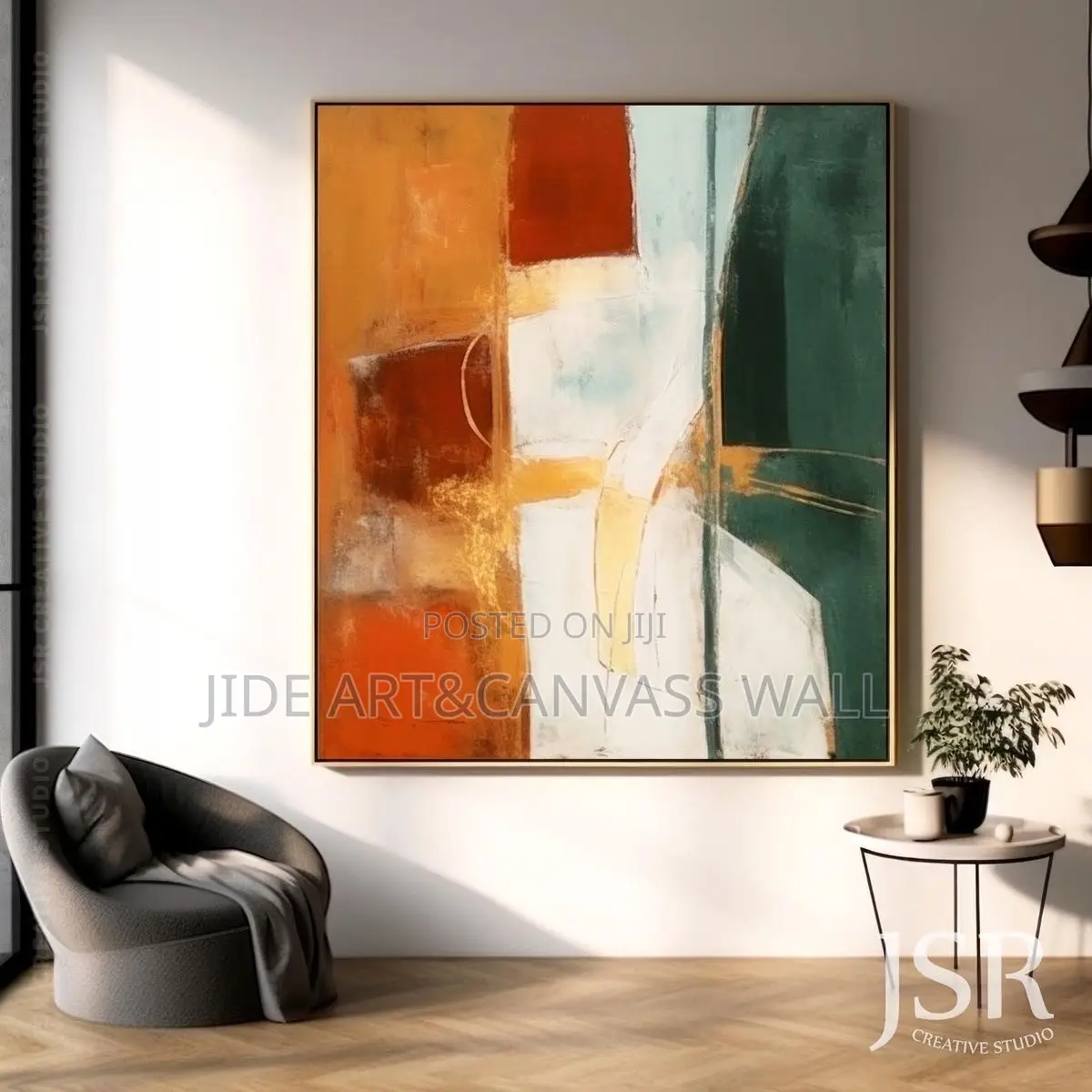 Abstract Modern Wall Art Interior Canvas Decor