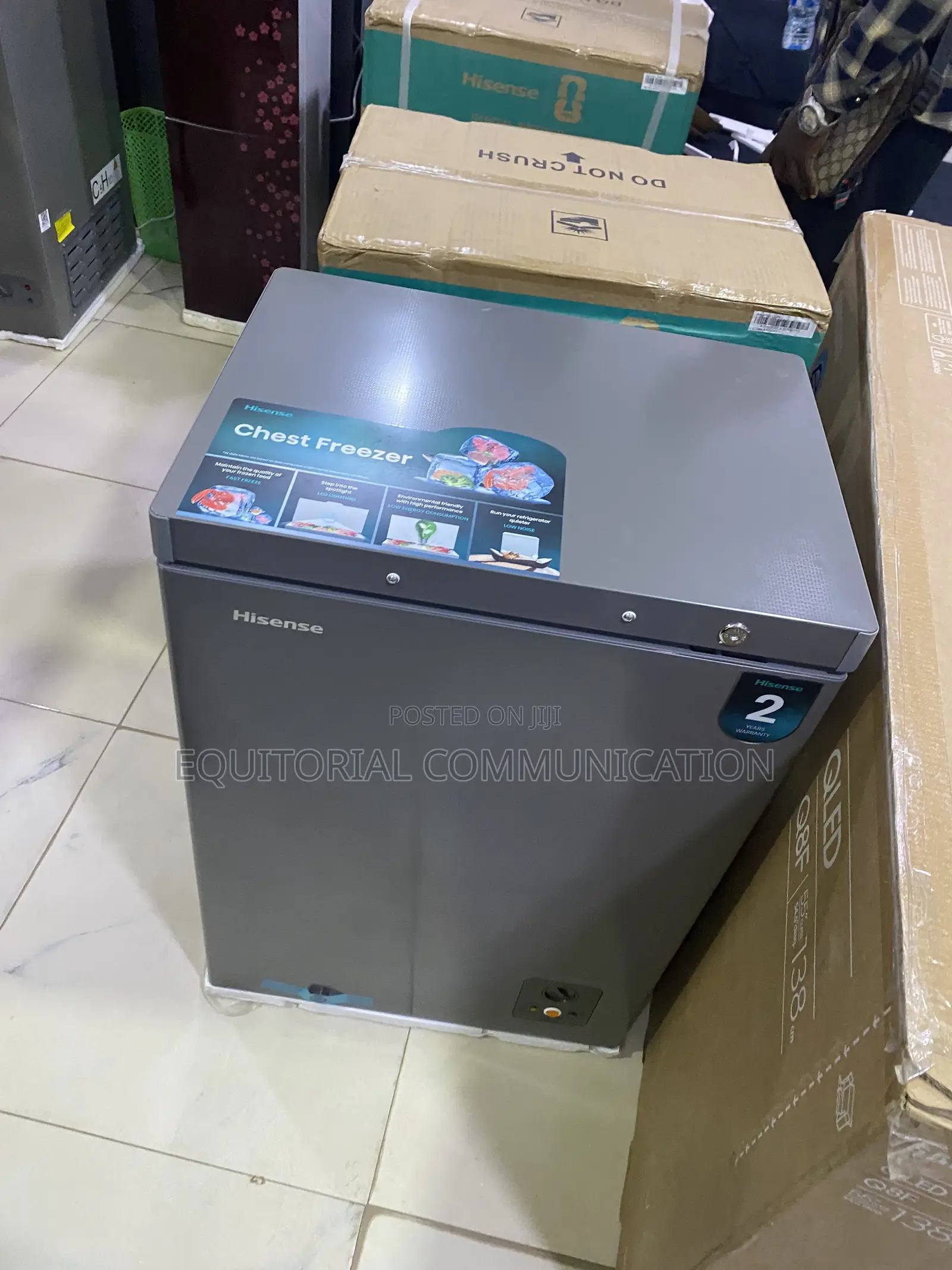 Hisense FC130SH Chest Freezer With Practical 97L Storage