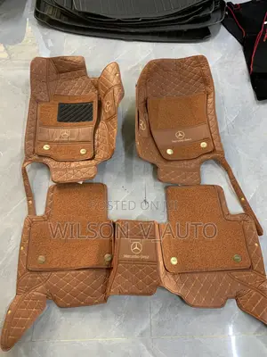 Luxury Mercedes-Benz 5D Leather Tiles Mat