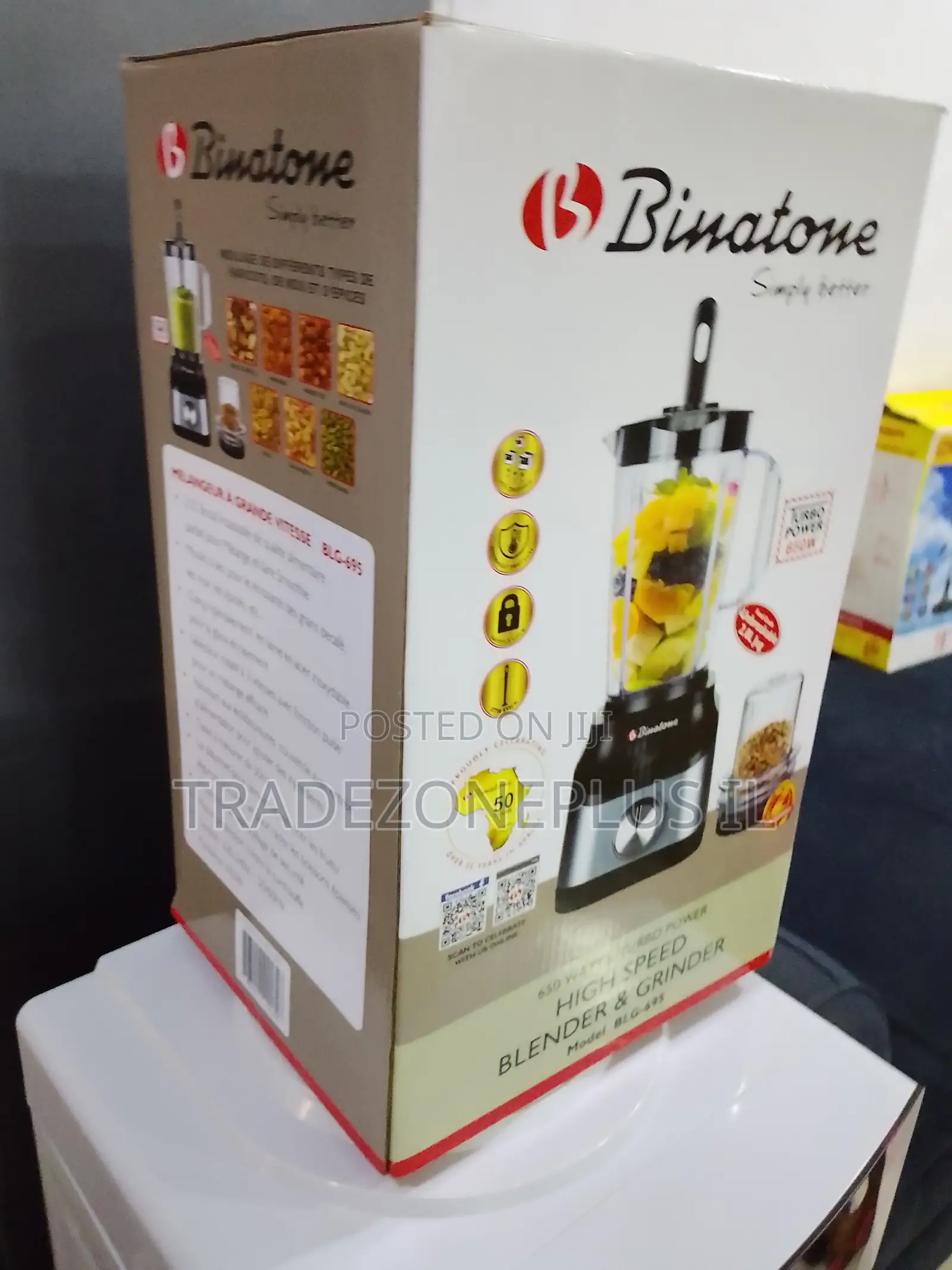 Binatone 650W Kitchen Blender With 2.0L Jar