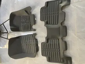 Premium Prado Matte Leather Black Custom Fit 3D Car Floor Mats