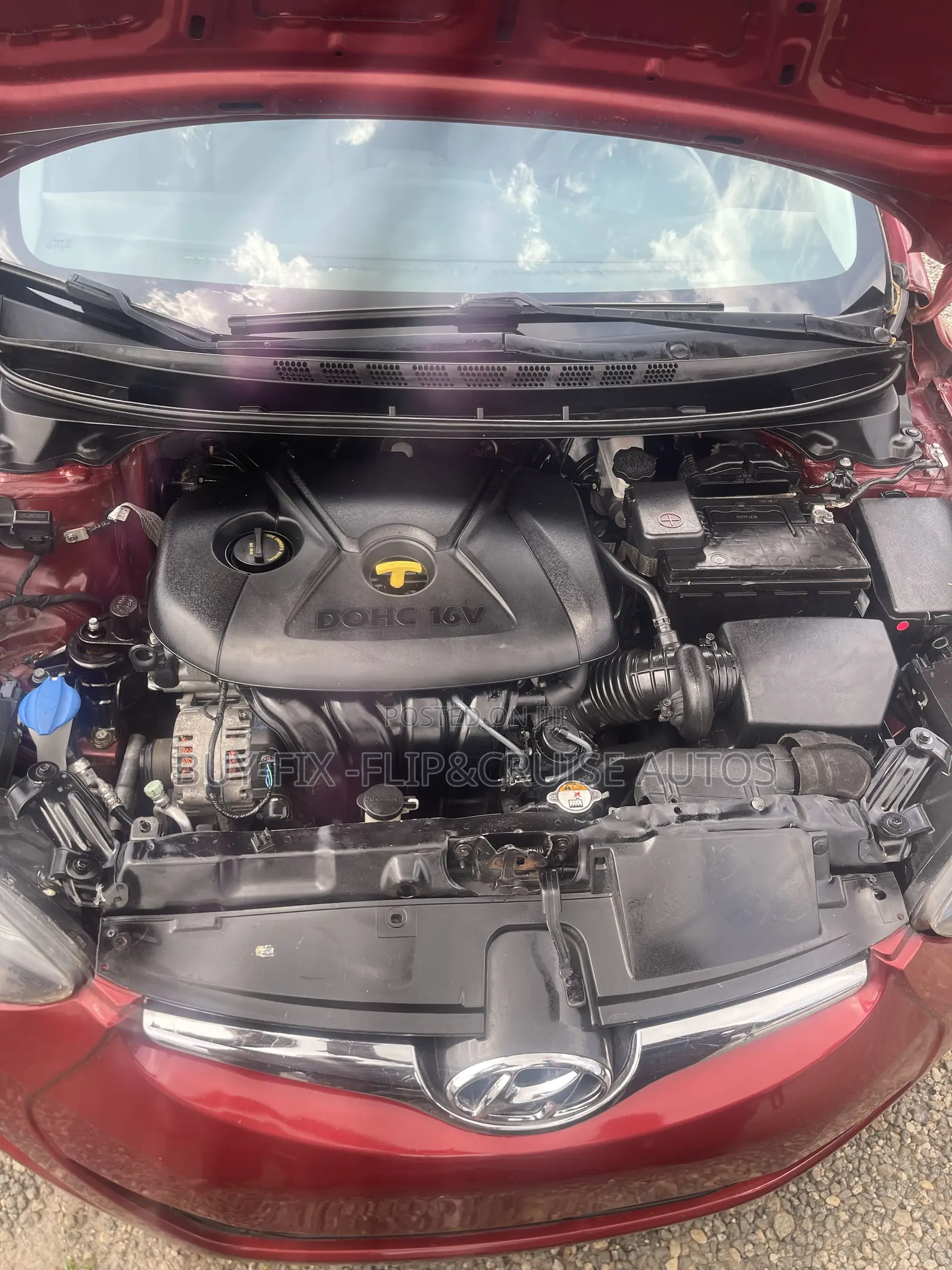 Hyundai Elantra 2014 Red