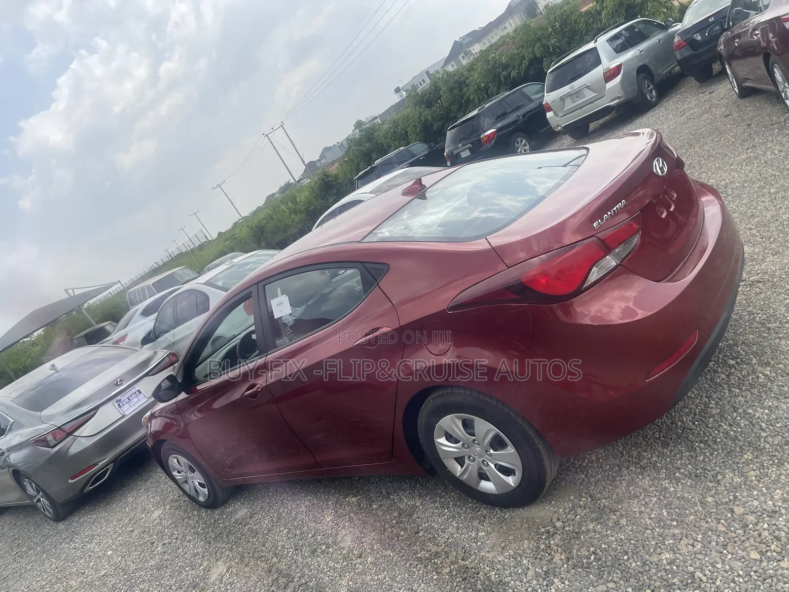 Hyundai Elantra 2014 Red
