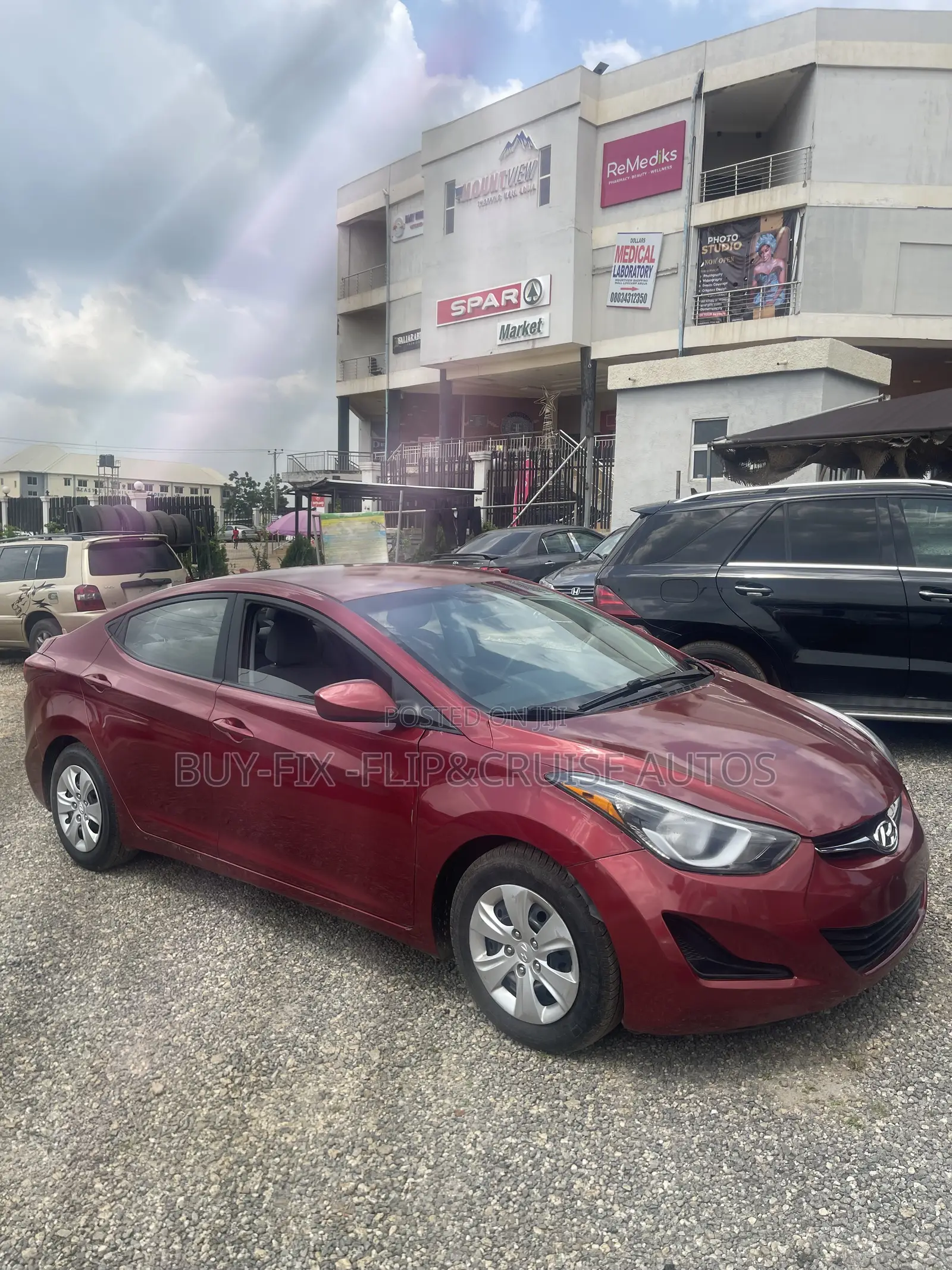 Hyundai Elantra 2014 Red