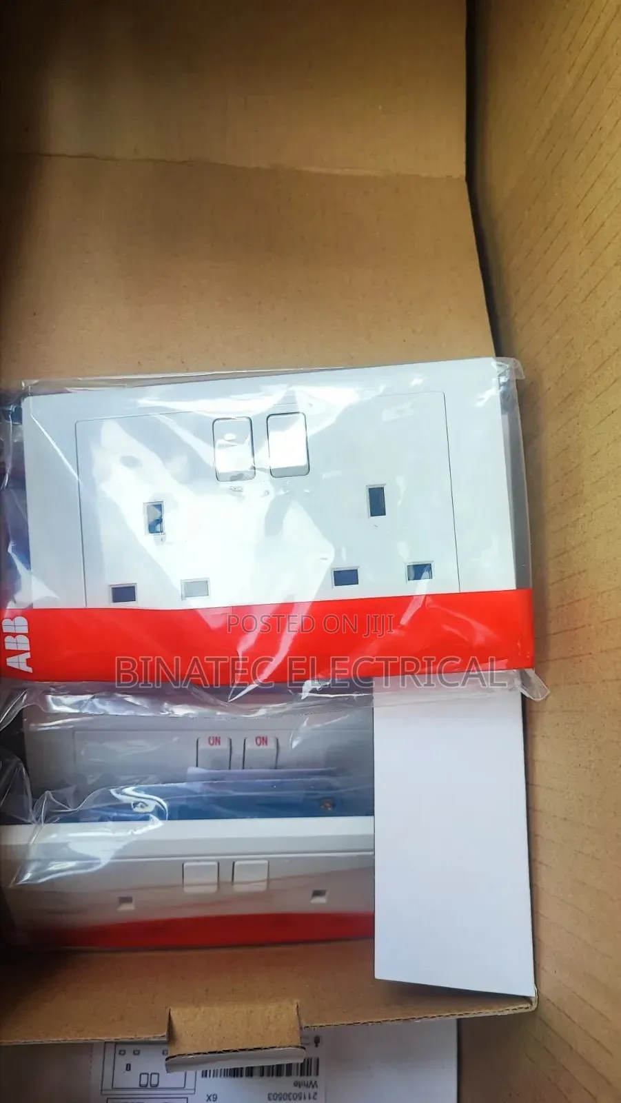 Original ABB 13a Double Socket - Quality Brand