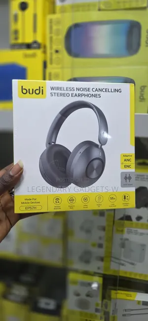 Budi Wireless Noise Cancelling Stereo Headphone EP57H