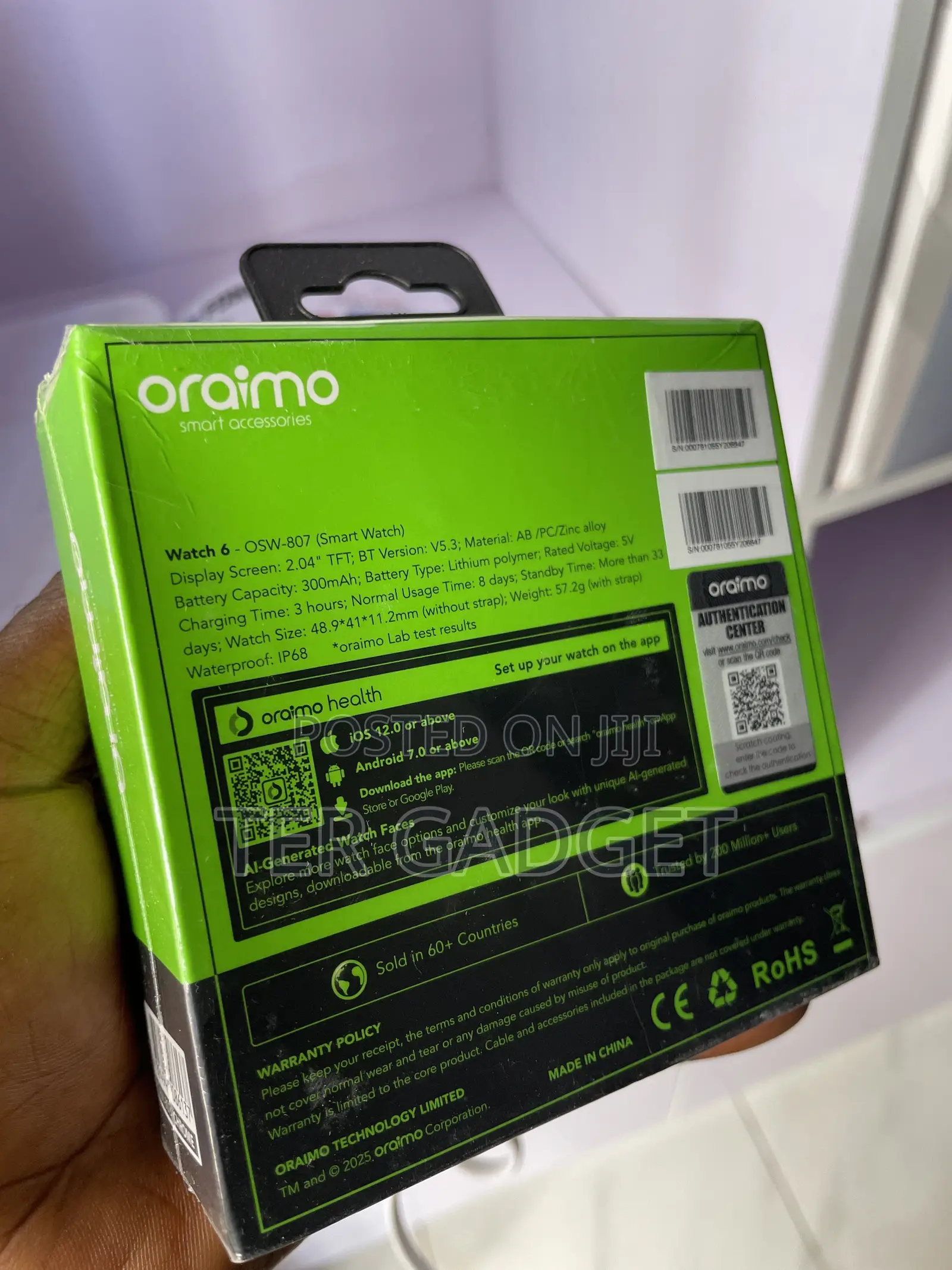 Oraimo Smart Watch
