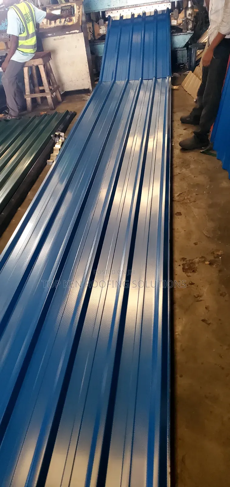 0.55mm Thickness Longspan Blue