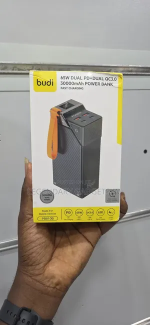 Budi 30,000mAh Powerbank 65W Dual Output