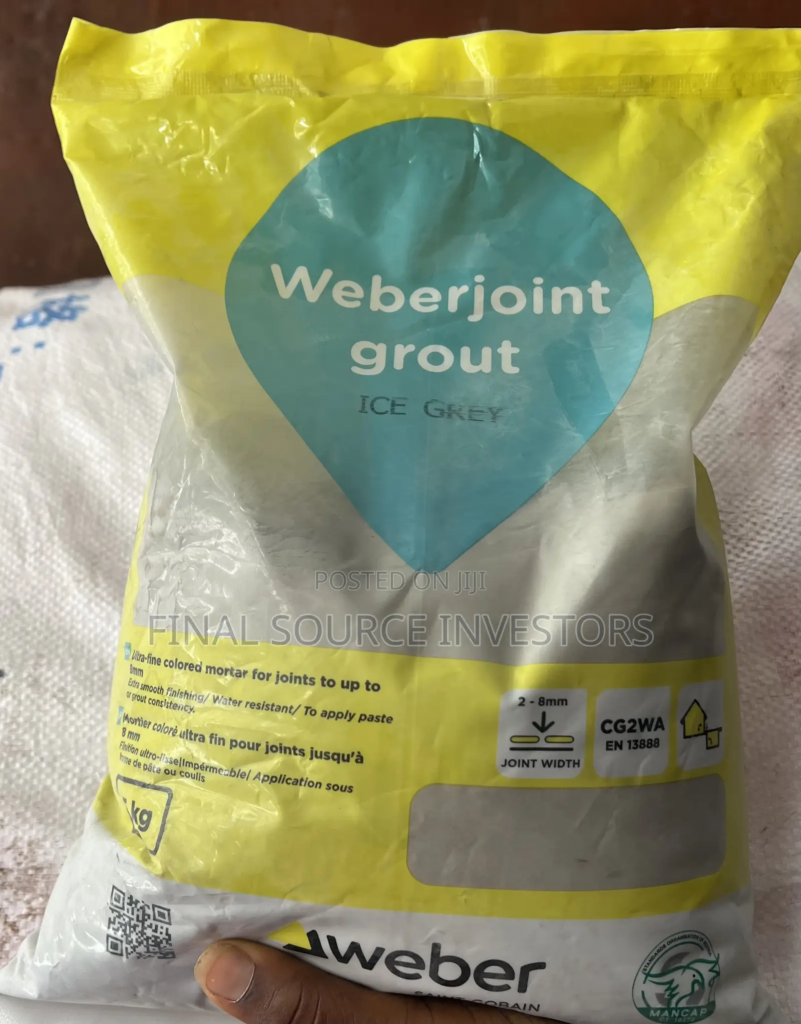 Weber Joint Grouting Cement