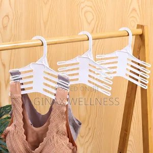 5-Layer Space-Saving Plastic Hangers for Bras and Camisoles (10pieces)