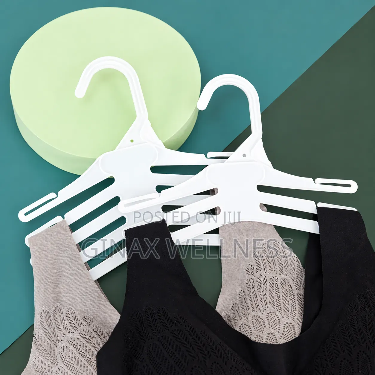 5-Layer Space-Saving Plastic Hangers for Bras and Camisoles (10pieces)