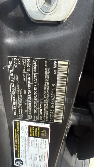 Mercedes-Benz M Class 2014 Black