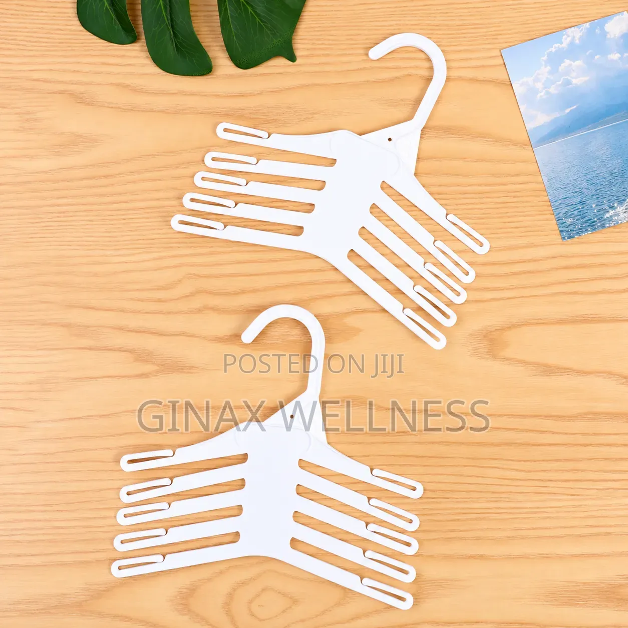 5-Layer Space-Saving Plastic Hangers for Bras and Camisoles (10pieces)